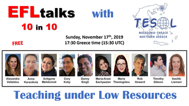 EFLtalks Low Resources MTNG